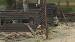 Макет «Ивановский Пятачок» - доминанта Зала боевой славы Отрадненской городской библиотеки