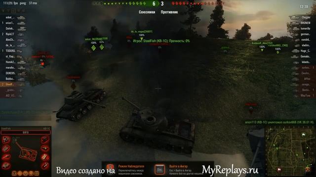 WOT: Мурованка - КВ-1С смотреть онлайн