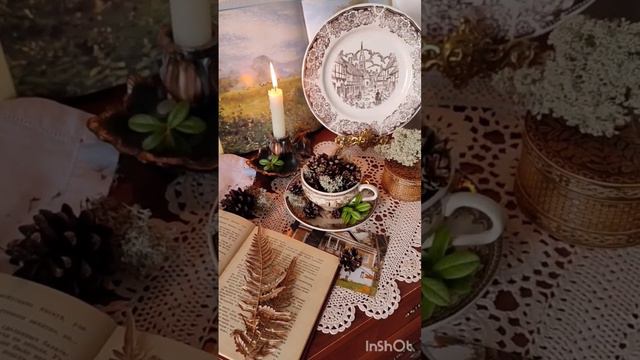 Совсем простой осенний декор с использованием природных материалов 🧡🍁. А как красиво получается ☺️ смотреть онлайн