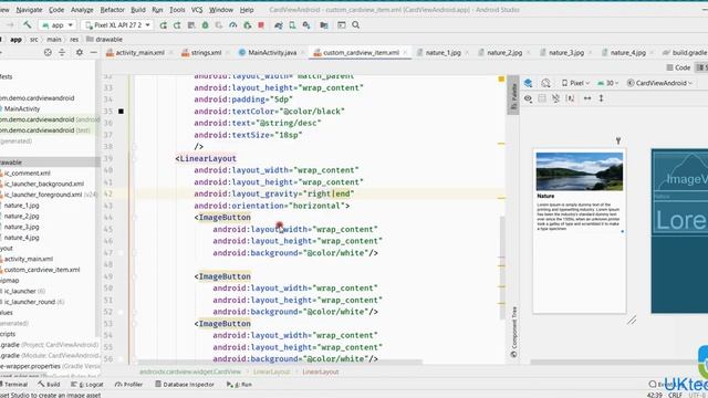 CardView | Custom View with CardView | CardView in Android | (ListView with Custom Adapter) смотреть онлайн