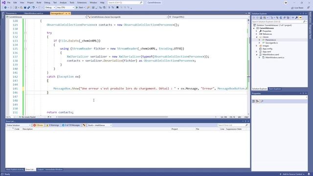 Apprendre à programmer en C# (partie 14) la sérialisation смотреть онлайн