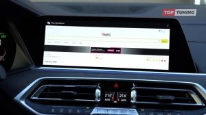 Навигация + видео в движении на экране BMW X7, X6, X5