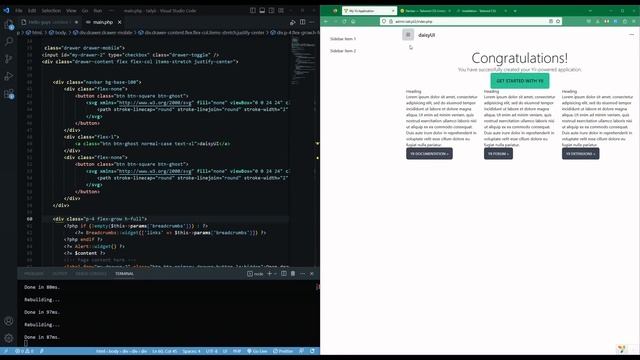 Tailwindcss & Daisyui ~ Admin layout in yii2 смотреть онлайн