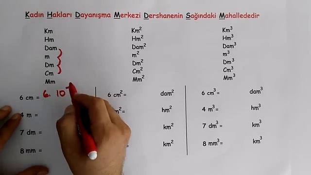 ÖLÇÜ BİRİMLERİ VE DÖNÜŞTÜRMELER (Uzunluk , Alan, Hacim) смотреть онлайн