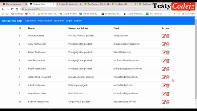 Angular 9 Projects| Restaurants Application in angular| Add font awesome in angular 9| Modify theme смотреть онлайн