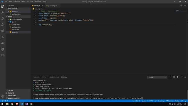 How to Compile your Node.js Application into an Executable Using Nexe for Windows, Linux, and OS X смотреть онлайн
