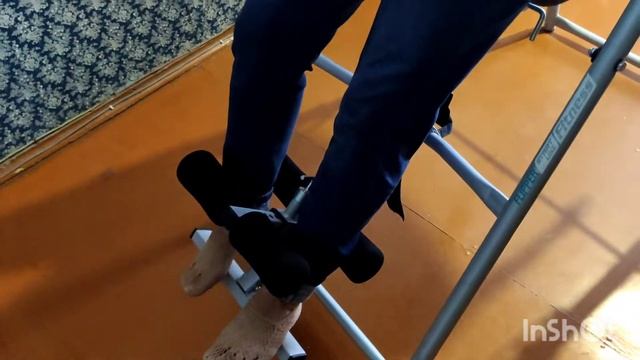 Инверсионный стол .Для растяжки позвоночника и облегчение болей . смотреть онлайн