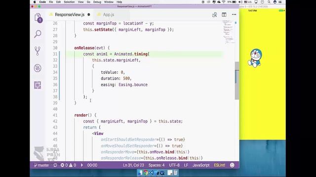 React Native Animation - Bài 11: Animation kết hợp với gesture смотреть онлайн