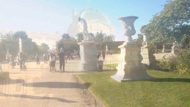 Le jardin des Tuileries au septembre Paris смотреть онлайн