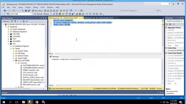 SQL View смотреть онлайн