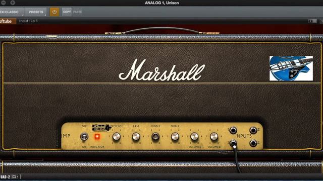 UAD Marshall Plexi Classic - Guitar Amplifier (Duesenberg Starplayer TV Mike Campbell Signature) 🎸
