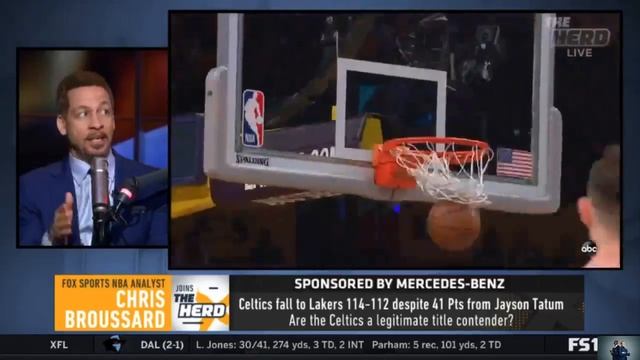 Chris Broussard react to Jayson Tatum after Celtics’ loss to Lakers: We should’ve won that game смотреть онлайн