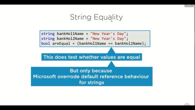 C# Array Equality using SequenceEqual() смотреть онлайн