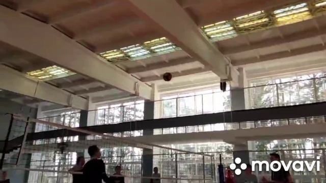 классная силовая подача и мощный удар в конце