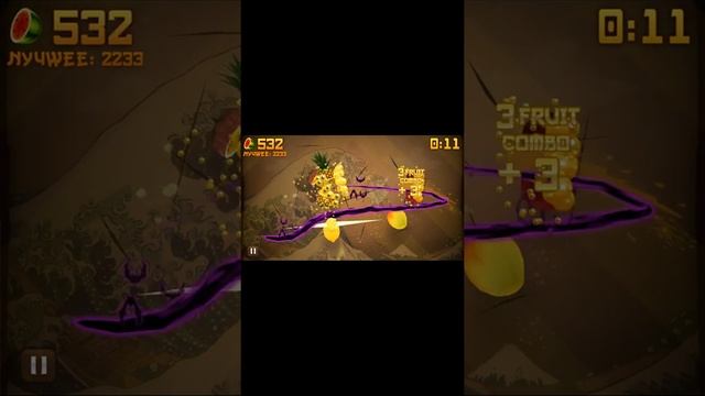 Обзор хэлуинскогопакета в игре Fruit ninja!См. описание! смотреть онлайн