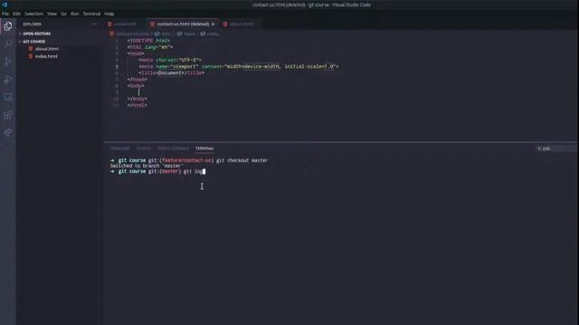 version control (Git) - 3 смотреть онлайн