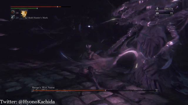 Bloodborne Mergo's Wet Nurse fight 4K 60fps upscaled смотреть онлайн