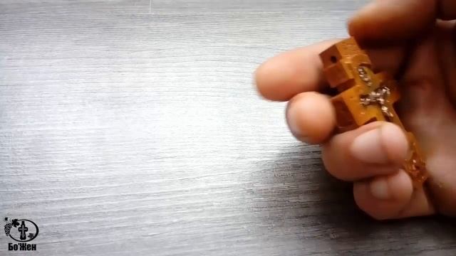 Золотой нательный крест в дереве Обзор#123 смотреть онлайн