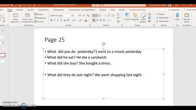 Simple questions in Past 2 смотреть онлайн