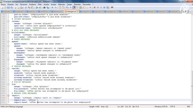 Repair Items Coding to SuperSystem - (Minecraft Bukkit Plugin Coding) смотреть онлайн