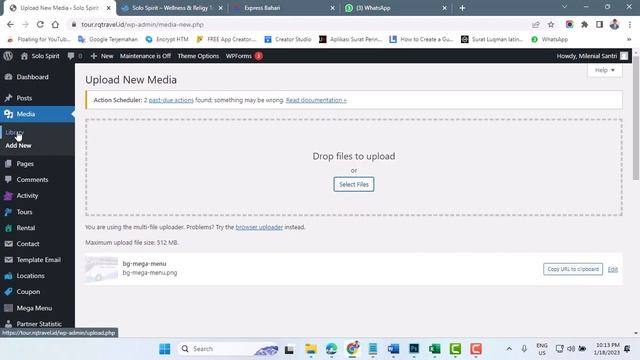 Edit background image mega menu Wordpress Theme 2023 смотреть онлайн