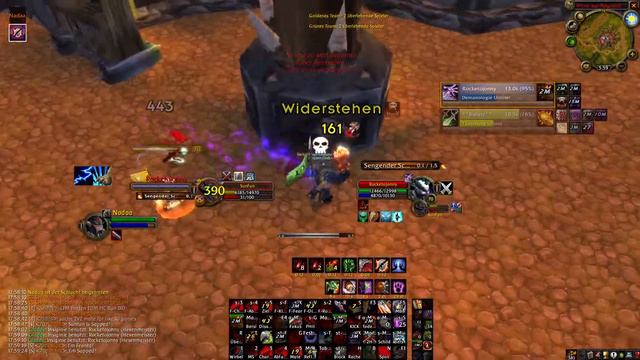 just a close game - World of Warcraft TBC 2.4.3 Server: Back2Basics Warrior Druid vs Warlock Rogue смотреть онлайн