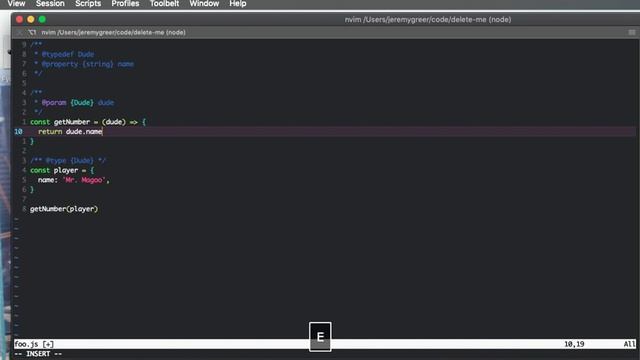 vim with ts via jsdoc смотреть онлайн