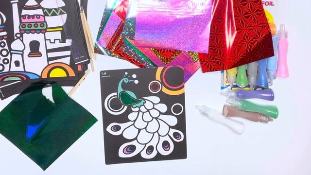 ДЕЛАЕМ АППЛИКАЦИЮ СВОИМИ РУКАМИ | НАБОР ПЕСОК - ФОЛЬГА