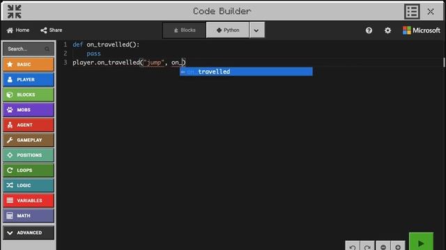 MakeCode Minecraft Python смотреть онлайн