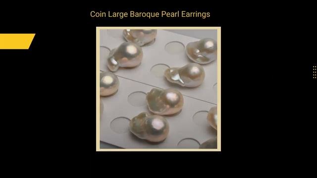Coin Large Baroque Pearl Earrings смотреть онлайн