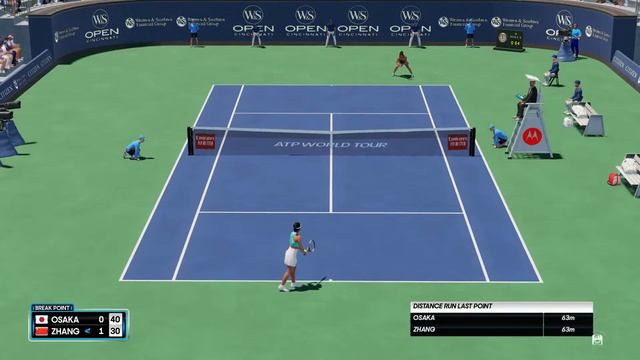 AO Tennis 2 - Naomi Osaka vs Shuai Zhang - PS5 Gameplay смотреть онлайн