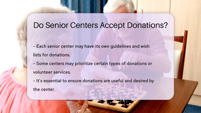 Do Senior Centers Accept Donations? - CountyOffice.org смотреть онлайн