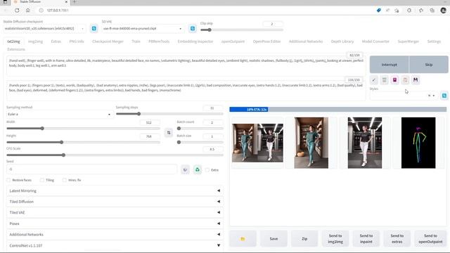 How To Use Openpose In Controlnet. Stable Diffusion