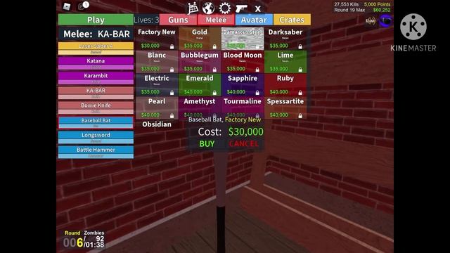 How to Unlock Melees (I Unlocked the Karambit!) - Zombie Uprising | Roblox смотреть онлайн