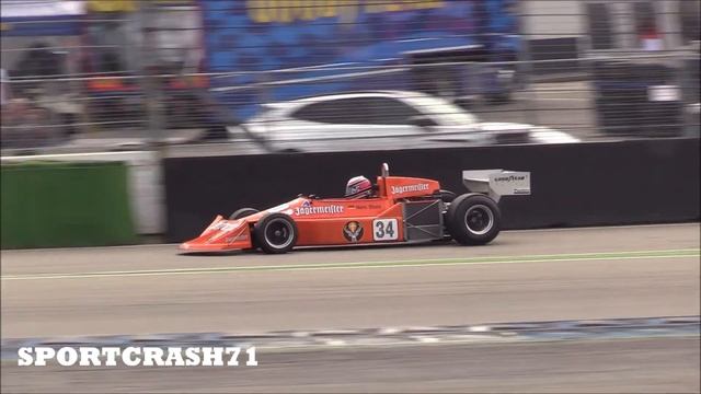 1976 March 761 F1 Car Cosworth DFV V8 Pure Sound in Action at Hockenheim and Imola Circuits! смотреть онлайн