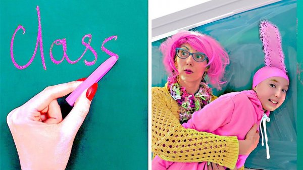 Если Бы ПРЕДМЕТЫ Были ЛЮДЬМИ || 24 Часа В Школе