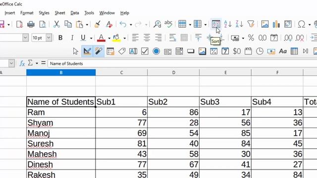 Data sorting in Libre calc@COMPUTEREXCELSOLUTION смотреть онлайн