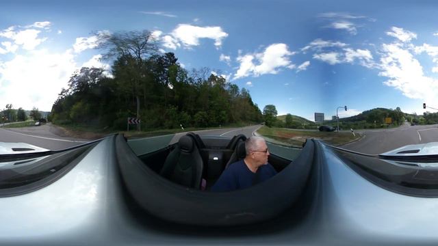 Test Samsung Gear360 Sm-c200 Kamera Auf Mercedes SLK200 Kompressor