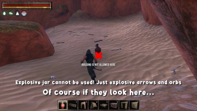 Hidden Storage Place - Explosive Jar cannot be used here!!! | Conan Exiles Isle of Siptah смотреть онлайн