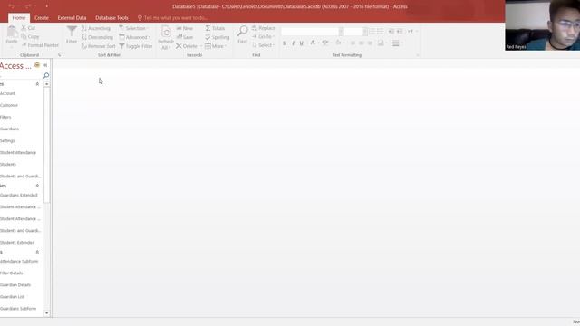 Reyes, Red 1st Ms Access File смотреть онлайн
