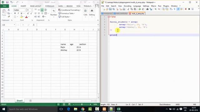 1 Array | Multidimensional Array - Advanced Php Tutorial for Beginners смотреть онлайн