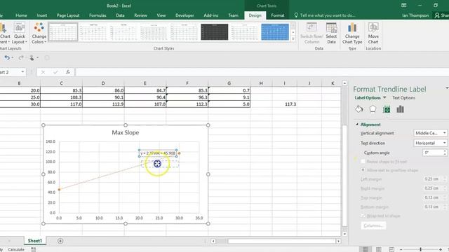 Adding Max and Min Slope lines in Excel (QCAA approach) смотреть онлайн