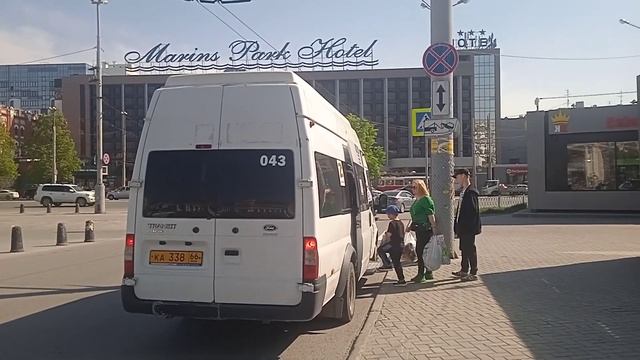 Маршрутка 043 на ж/д вокзале смотреть онлайн