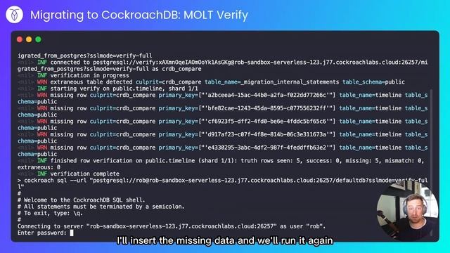 ? Learn how to migrate to CockroachDB with migration tool: MOLT Verify смотреть онлайн