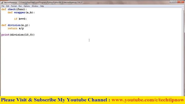 Decorator with Parameters , Example Program Decorator to Divide Nos if Divisor is Greater Than Zero смотреть онлайн