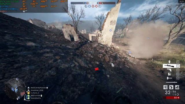 Battlefield 1: Multiplayer - i7 7700 - MSI GTX 1660 Ti Gaming X 6GB - 16GB RAM - 1080p - Gameplay смотреть онлайн