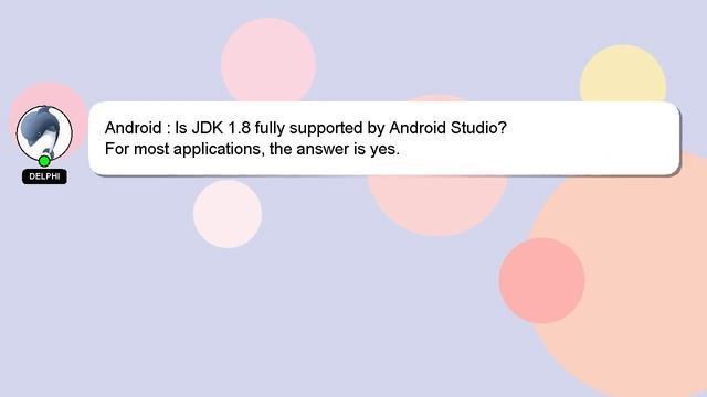 Android : Is JDK 1.8 fully supported by Android Studio? смотреть онлайн