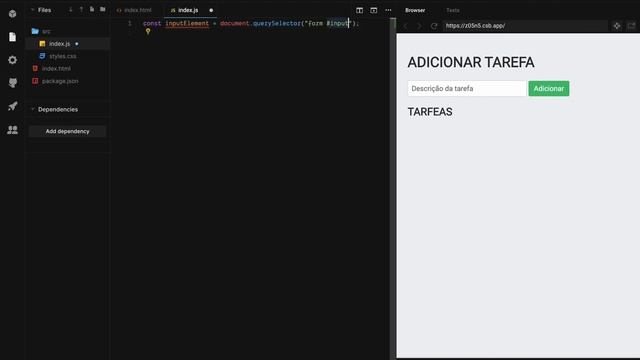 Manipulando a DOM com Vanilla JS смотреть онлайн