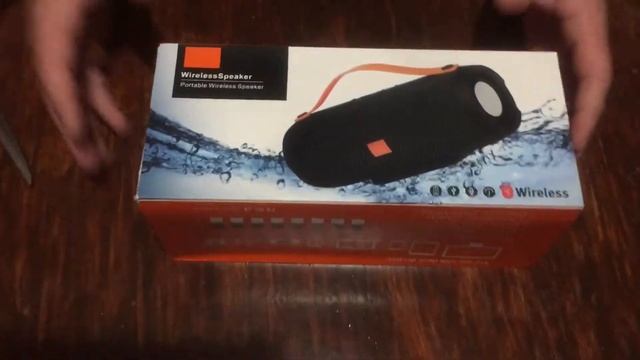 Колонка M&J Portable Wireless Bluetooth Speaker смотреть онлайн