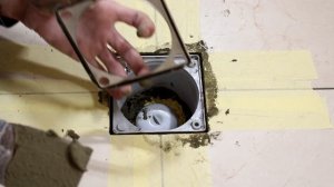 Установка (монтаж) сливного аварийного трапа.